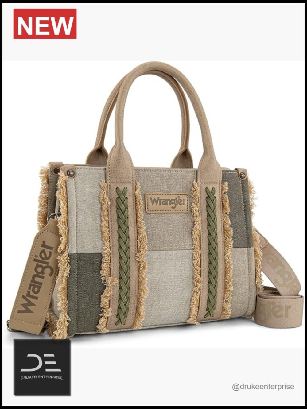 Canvas Woven Tote Bag with Guitar Strap Boho Shoulder Bag Crossbody